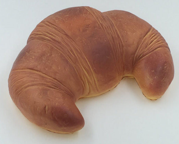Big gigant kæmpe stor croissant brød squishy - mega slow rising squishy rabat.dk